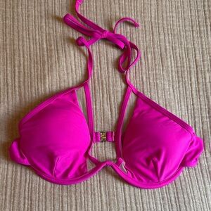 Vibrant Pink Women's Swim Top